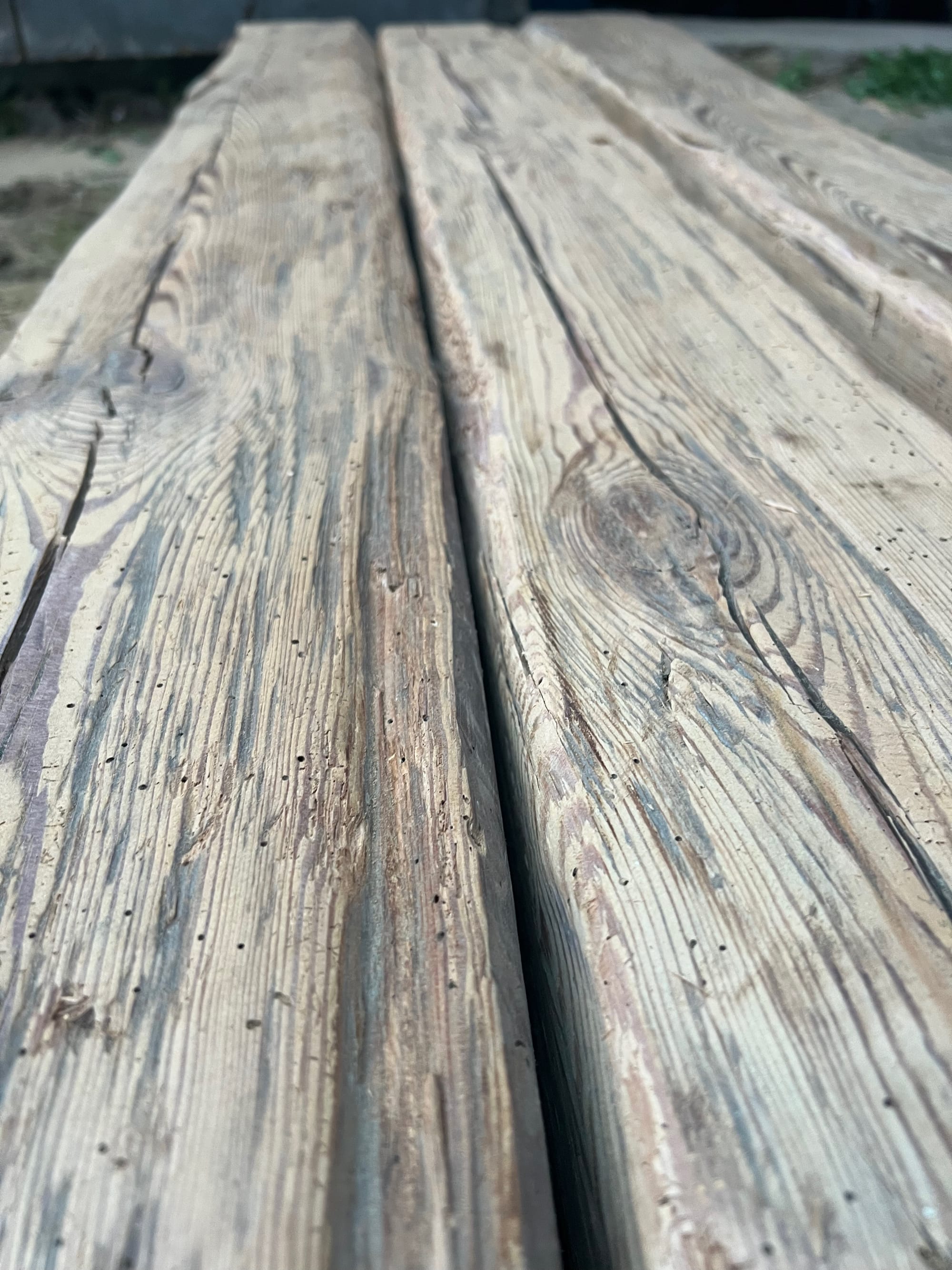 Garden Bench from Recycled Wood