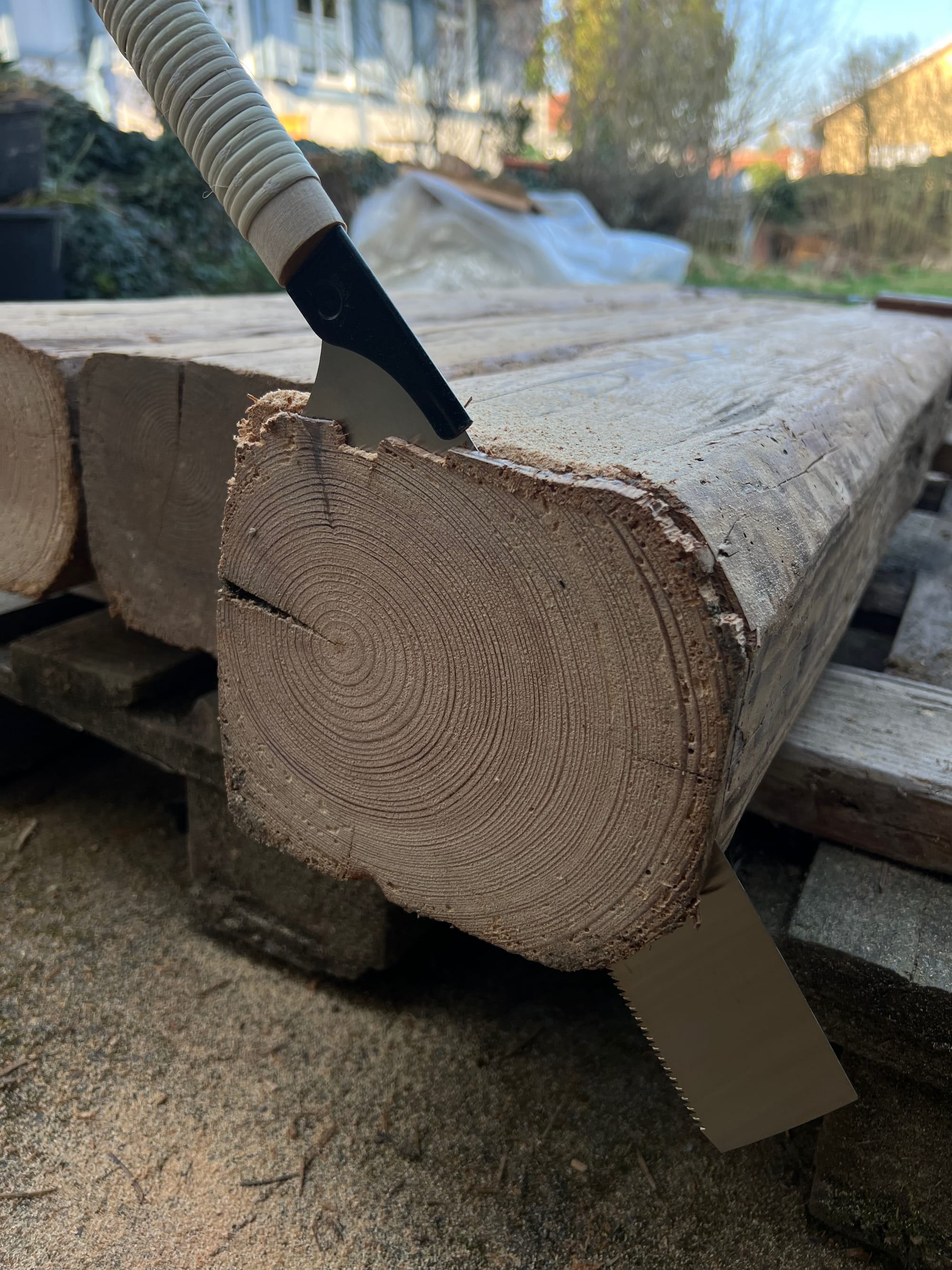 Garden Bench from Recycled Wood