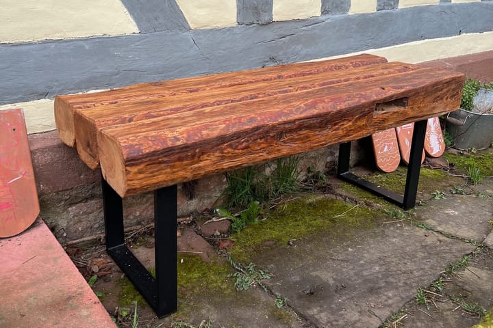 Garden Bench from Recycled Wood